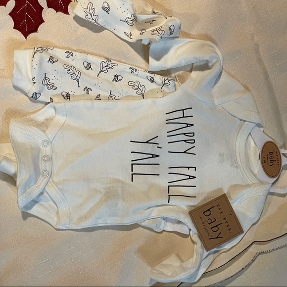 Rae Dunn - Happy fall y’all - new- size 3-6 - Picture 7 of 11